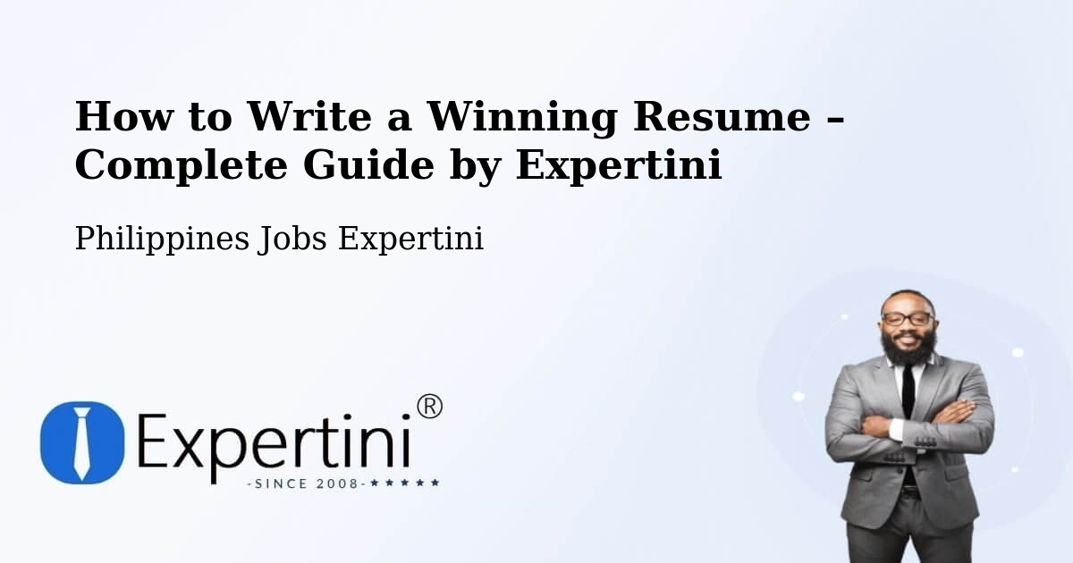 Resume Writing Guide for Job Seekers – Talavera - Talavera, Philippines Jobs Expertini